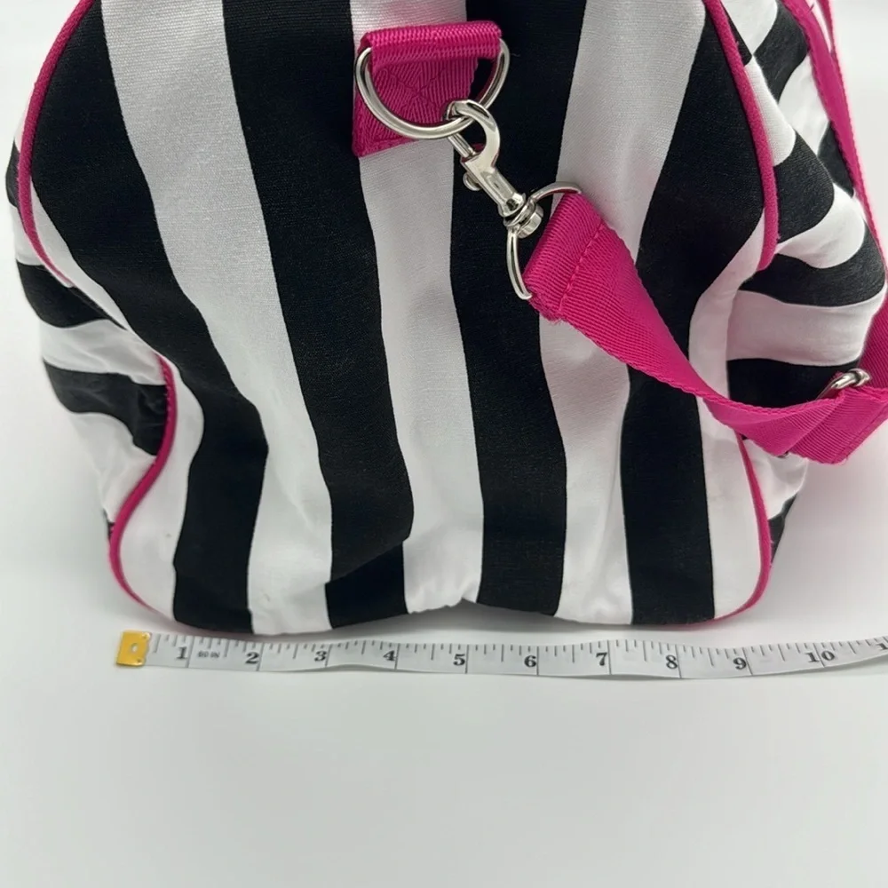 VICTORIA'S SECRET Zip around‎ MEDIUM Bag Shopping/Travel/Striped - Picture 9 of 11